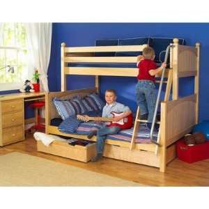    Maxtrix Kids 1463X Twin Over Full Bunk Bed Furniture & Decor