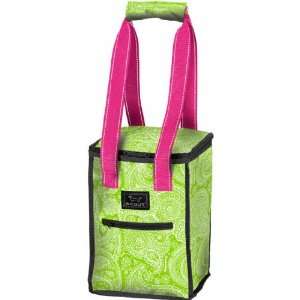   Chest Insulated Picnic Cooler, Green Eyed Lady Paisley