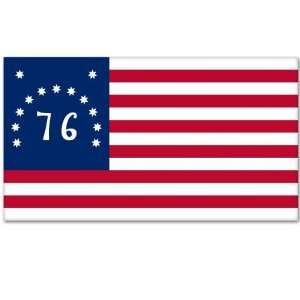  US Bennington American Flag car bumper window sticker 6 x 