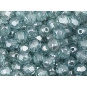  Fire Polished Bead 6mm Light Blue Luster (50pc Pack) Arts 