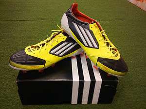 Adidas F50 adizero TRX FG Leather Yellow/Grey New Color Authentic 