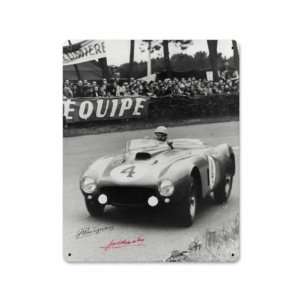 Le Mans Vintage Metal Sign Auto Race Car France 15 X 12 Steel Not Tin
