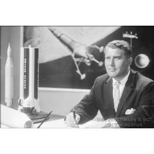  Werner Von Braun, c1960   24x36 Poster 
