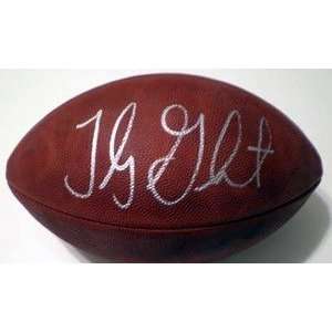 Toby Gerhart Autographed Wilson NFL Duke Leather Football