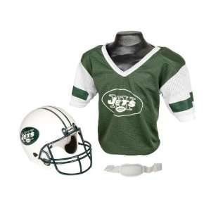  Americans Sports New York Jets Football Helmet & Jersey 
