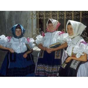  Dressed Up on Sunday, Rural Women Wear Fashions of Slovak 