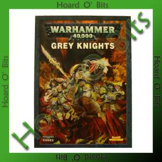 WARHAMMER 40K CODEX ARMY BOOK   GREY KNIGHTS  