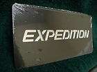 Expedition Inlaid Logo / Black Laser Cut Front License 