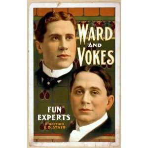  Poster Ward and Vokes fun experts. 1902