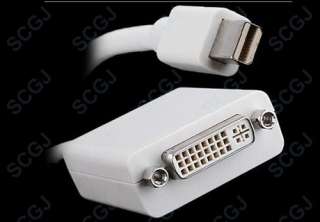 Mini Displayport Display Port DP to DVI Adapter Cable For Apple 