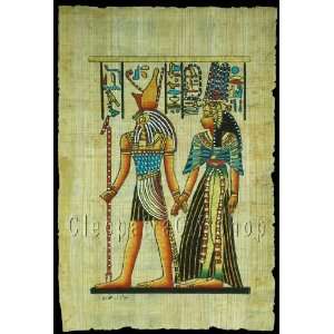   Horus Son Of Goddess Isis And Queen Nefertari Papyrus