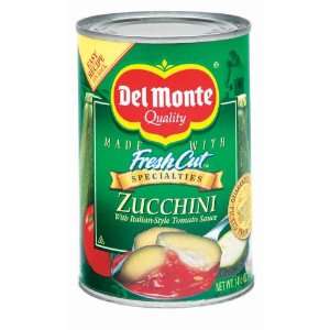 Del Monte Zucchini with Italian   Style Grocery & Gourmet Food