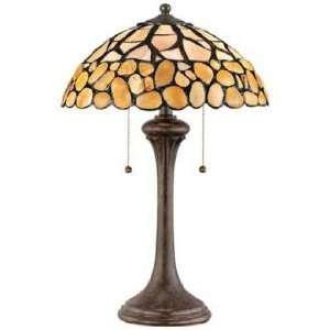  Quoizel Patton Tiffany Style 24 High Table Lamp