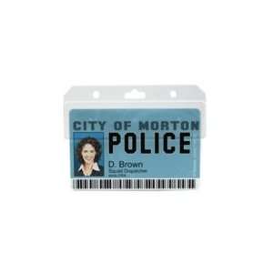  Horizontal Swipe Card Badge Holder