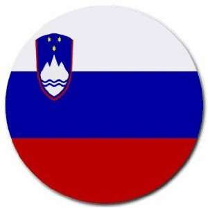  Slovenia Flag Round Mouse Pad