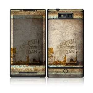    Motorola Droid Triumph Decal Skin Sticker   Danger 