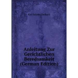   Beredsamkeit (German Edition) Karl Salomo ZachariÃ¤ Books