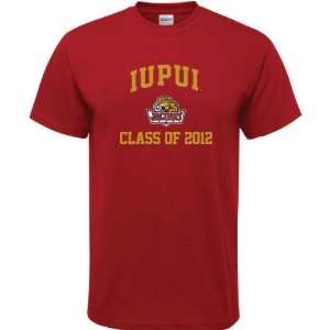 IUPUI Jaguars Cardinal Red Class of 2012 Arch T Shirt