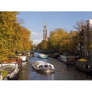 Holland, Amsterdam, Prinsengracht, Westerkerk Church Photographic 