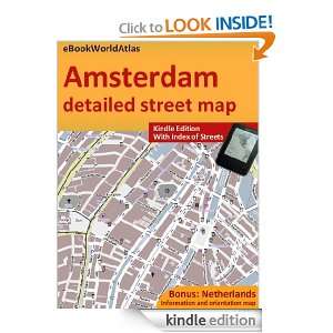 Map of Amsterdam (Netherlands) eBookWorldAtlas Team  