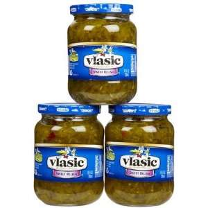  Vlasic Sweet Relish Pickles, 10 oz, 3 ct (Quantity of 4 