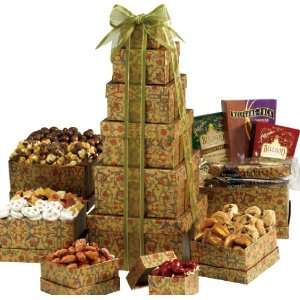 Broadway Basketeers The Ultimate Gourmet Gift Tower for Mothers Day 