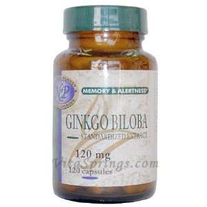  Ginkgo Biloba Extract 120mg 120 Capsules Health 