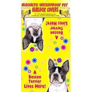 Boston Terrier 18x18 Magnetic Dog Mailbox Cover