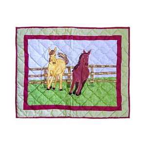  Patch Magic 27 Inch by 21 Inch Horse Pillow Sham