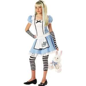   Party By California Costumes Alice Tween Costume / Blue   Size Large