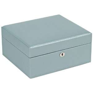  London Collection Square Ice Leather Jewelry Box
