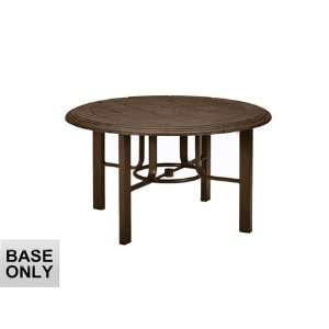  Bases Cast Aluminum Round Patio Chat Table Base Only Smooth Snow 