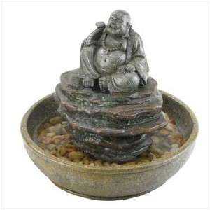 LAUGHING/Fat/Happy BUDDHA Granite look Statue/ FOUNTAIN  