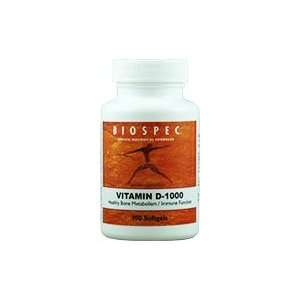 BIOSPEC VITAMIN D 1000 1000 mg For Healthy Bone Metabolism and Immune 