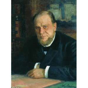   Repin   24 x 32 inches   Portrait of lawyer Anatoly Fyodorovich Koni