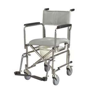   Rehab Shower Chair Commode with 5 Wheels