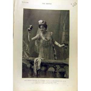  1896 Portrait Evelyn Millard Coronation Scene Theatre 