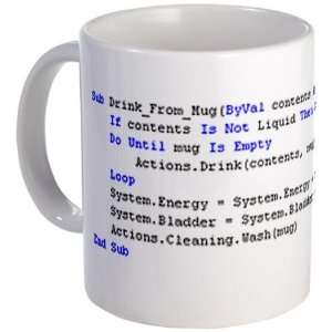 Visual Basic DrinkFrom Geek Mug by   Kitchen 