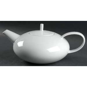  Vista Alegre Domo White Tea Pot & Lid, Fine China 