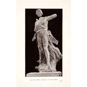 Print Ancient Greece Mythology Nike Victory Paeonius Sculptor Olympia 