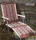 Macrame Lawn Chair PATTERNSweave SW;footstool;l​ounger