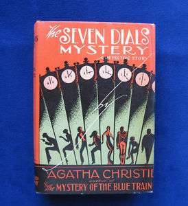 AGATHA CHRISTIE THE SEVEN DIALS MYSTERY 1st US Ed in DJ  