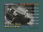 M38 M38a1 CJ 3 CJ 5 Willys Army Jeep Films Not MB GPW War DVD Cold War 