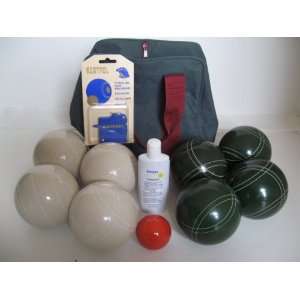  Basic EPCO Bocce package   107mm White and Green balls 