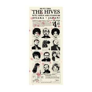  HIVES   Limited Edition Concert Poster   by Darren 