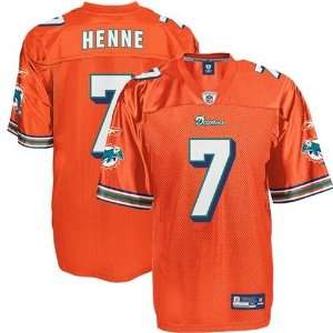 com Chad Henne Jersey Reebok Orange Replica #7 Miami Dolphins Jersey 