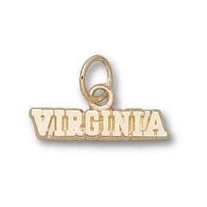   Cavaliers 10K Gold VIRGINIA 1/8 Pendant