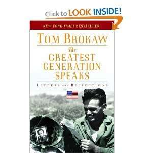  Speaks; Letters and Reflections. (9780375503948) Tom. BROKAW Books