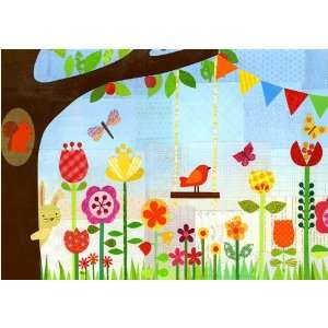 Oopsy Daisy   Cheerful Blossoms Placemat By Lorena Siminovich