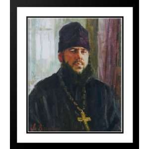   20x23 Framed and Double Matted Father Andrey